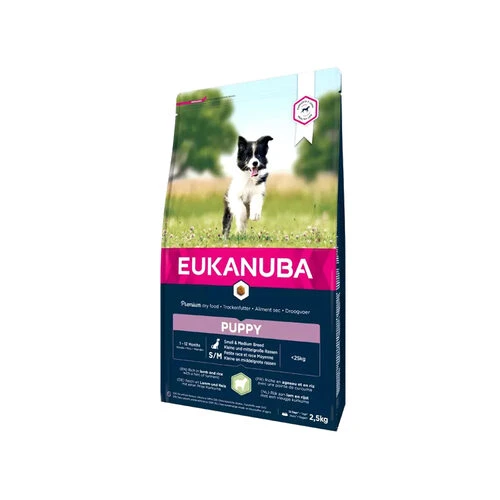 Eukanuba Dog Small & Medium Welpenfutter - Lamm & Reis