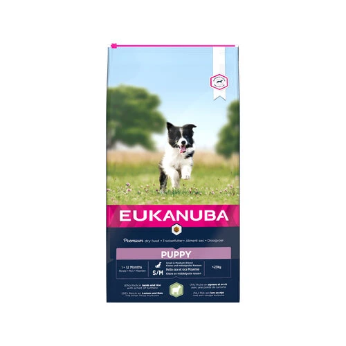 Eukanuba Dog Small & Medium Welpenfutter - Lamm & Reis – Bild 2