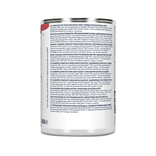 Yarrah - Bröckchen In Soße Huhn & Rind Mit Brennnessel & Tomate Bio – Bild 2